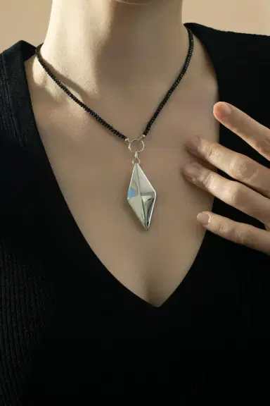 MONICA RICH KOSANN Deco Points North Locket Necklace | Thumbnail 4 MONICA RICH KOSANN Deco Points North Locket Necklace | Thumbnail 4