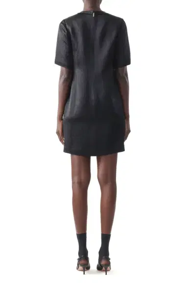 Jason Wu Collection SHORT SLEEVE DRESS WITH EMBROIDERY APPLIQUES | Thumbnail 4 Jason Wu Collection SHORT SLEEVE DRESS WITH EMBROIDERY APPLIQUES | Thumbnail 4