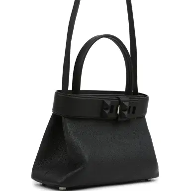 HERMÈS Hermes Medor Bag Black Togo and Swift Palladium Hardware | Thumbnail 2 HERMÈS Hermes Medor Bag Black Togo and Swift Palladium Hardware | Thumbnail 2
