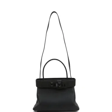 HERMÈS Hermes Medor Bag Black Togo and Swift Palladium Hardware | Thumbnail 7 HERMÈS Hermes Medor Bag Black Togo and Swift Palladium Hardware | Thumbnail 7