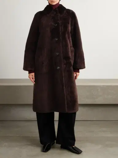 Yves Salomon Shearling Coat | Thumbnail 3 Yves Salomon Shearling Coat | Thumbnail 3