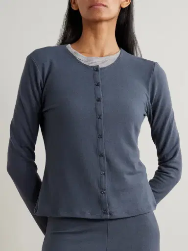 LESET Lauren Jersey Cardigan | Thumbnail 3 LESET Lauren Jersey Cardigan | Thumbnail 3
