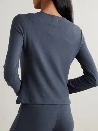 LESET Lauren Jersey Cardigan | Thumbnail 4 LESET Lauren Jersey Cardigan | Thumbnail 4