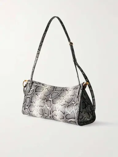 Alaïa Le Click E/w Medium Snake-effect Eel Shoulder Bag | Thumbnail 3 Alaïa Le Click E/w Medium Snake-effect Eel Shoulder Bag | Thumbnail 3