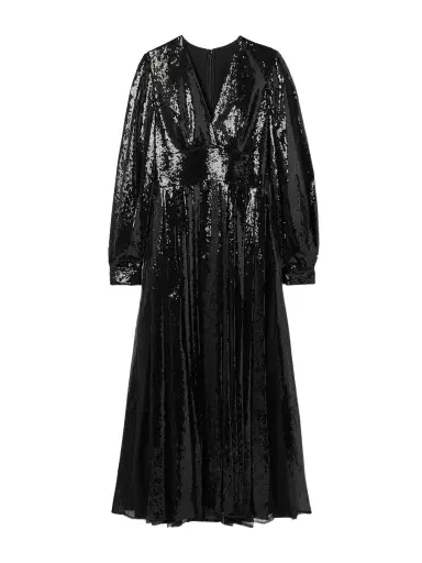 Elie Saab Sequined Tulle Midi Dress | Thumbnail 1 Elie Saab Sequined Tulle Midi Dress | Thumbnail 1