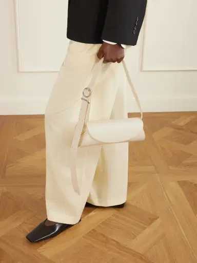 Jil Sander Cannolo Small Leather Shoulder Bag | Thumbnail 2 Jil Sander Cannolo Small Leather Shoulder Bag | Thumbnail 2