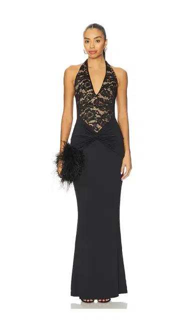 Nookie Lennox Halter Gown | Thumbnail 1 Nookie Lennox Halter Gown | Thumbnail 1