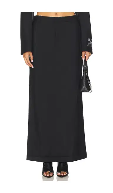 Alexander Wang Mid Rise Tailored Maxi Skirt | Thumbnail 2 Alexander Wang Mid Rise Tailored Maxi Skirt | Thumbnail 2