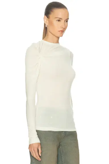 AGOLDE Lissa Log Sleeve Tee | Thumbnail 4 AGOLDE Lissa Log Sleeve Tee | Thumbnail 4