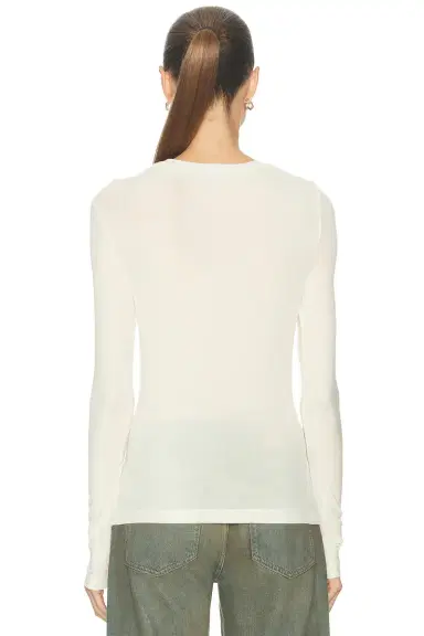 AGOLDE Lissa Log Sleeve Tee | Thumbnail 6 AGOLDE Lissa Log Sleeve Tee | Thumbnail 6