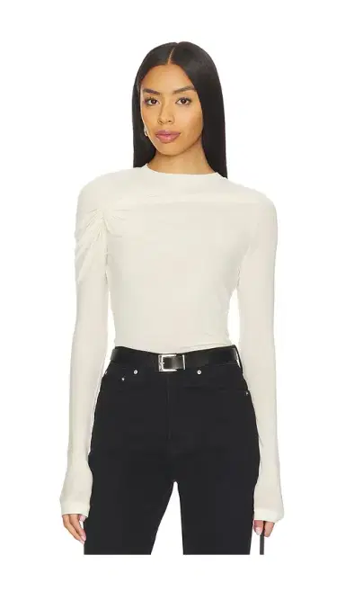 AGOLDE Lissa Log Sleeve Tee | Thumbnail 1 AGOLDE Lissa Log Sleeve Tee | Thumbnail 1