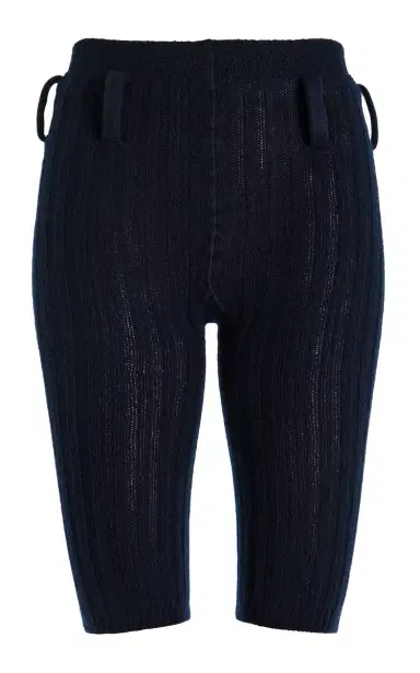 Prada Ribbed-Knit Cotton Shorts | Thumbnail 1 Prada Ribbed-Knit Cotton Shorts | Thumbnail 1