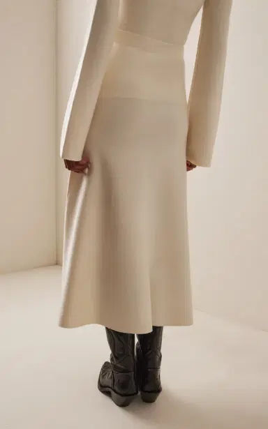 Gabriela Hearst Freddie Wool-Cashmere Midi Skirt | Thumbnail 4 Gabriela Hearst Freddie Wool-Cashmere Midi Skirt | Thumbnail 4