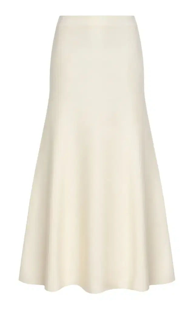 Gabriela Hearst Freddie Wool-Cashmere Midi Skirt