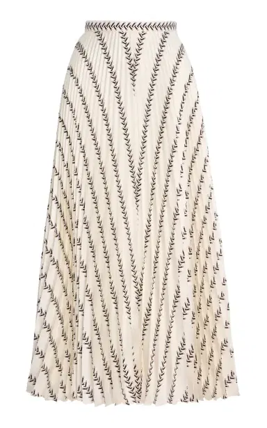 Gabriela Hearst Eames Boot-Striped Silk Plissé Midi Skirt | Thumbnail 5 Gabriela Hearst Eames Boot-Striped Silk Plissé Midi Skirt | Thumbnail 5