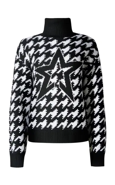 Perfect Moment Chunky Houndstooth Wool Sweater | Thumbnail 7 Perfect Moment Chunky Houndstooth Wool Sweater | Thumbnail 7