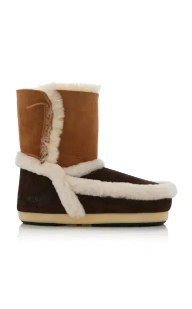 Moon Boot EVX Patchwork Sheepskin Boots | Thumbnail 1 Moon Boot EVX Patchwork Sheepskin Boots | Thumbnail 1