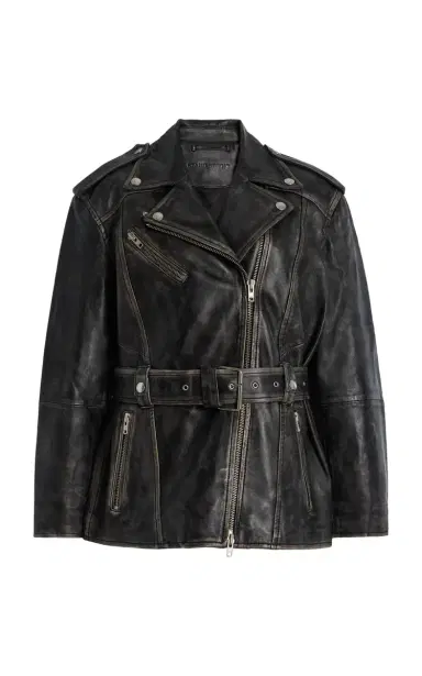 Stand Studio Leona Leather Biker Jacket | Thumbnail 6 Stand Studio Leona Leather Biker Jacket | Thumbnail 6