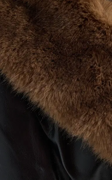 Stand Studio Estella Faux Shearling-Trimmed Vegan Leather Coat | Thumbnail 5 Stand Studio Estella Faux Shearling-Trimmed Vegan Leather Coat | Thumbnail 5
