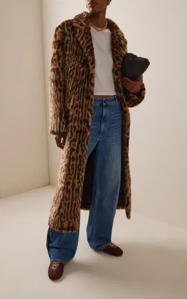 Stand Studio Marceline Leopard Faux Fur Coat | Thumbnail 2 Stand Studio Marceline Leopard Faux Fur Coat | Thumbnail 2