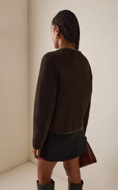 Blazé Milano Gliss Reversible Shearling Bolero | Thumbnail 4 Blazé Milano Gliss Reversible Shearling Bolero | Thumbnail 4