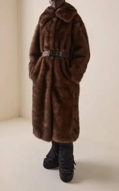 Moncler Grenoble Arly Long Faux Fur Coat | Thumbnail 2 Moncler Grenoble Arly Long Faux Fur Coat | Thumbnail 2