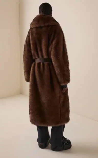 Moncler Grenoble Arly Long Faux Fur Coat | Thumbnail 4 Moncler Grenoble Arly Long Faux Fur Coat | Thumbnail 4