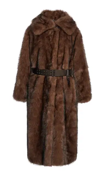 Moncler Grenoble Arly Long Faux Fur Coat | Thumbnail 1 Moncler Grenoble Arly Long Faux Fur Coat | Thumbnail 1