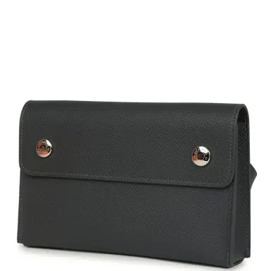 HERMÈS Hermes Hermesnap Wallet Ardoise Epsom Palladium Hardware | Thumbnail 5 HERMÈS Hermes Hermesnap Wallet Ardoise Epsom Palladium Hardware | Thumbnail 5