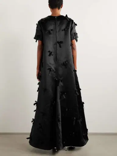 Jil Sander Bow-embellished Satin Maxi Dress | Thumbnail 3 Jil Sander Bow-embellished Satin Maxi Dress | Thumbnail 3