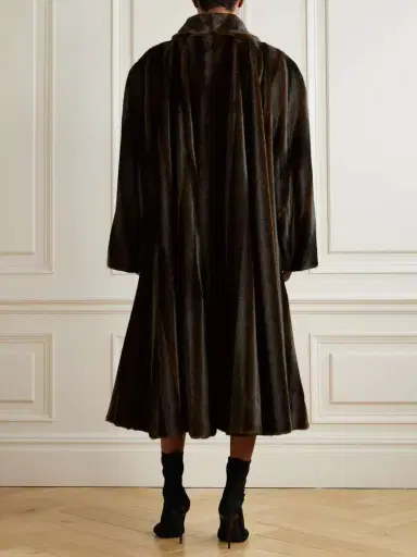 Balenciaga Belted Plush Coat | Thumbnail 4 Balenciaga Belted Plush Coat | Thumbnail 4