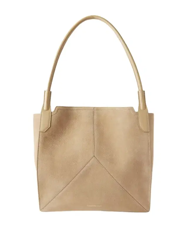 The Victoria Soft Mini Leather-trimmed Suede Tote The Victoria Soft Mini Leather-trimmed Suede Tote