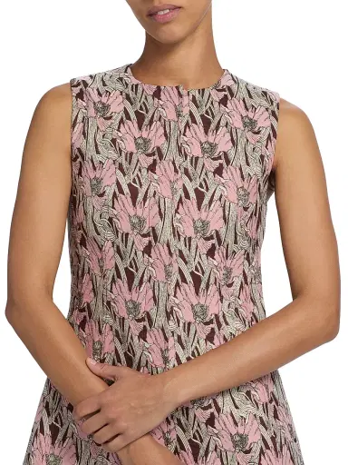 Veronica Beard Women's Jessup Metallic Floral Vest - Raisin Multi | Thumbnail 6 Veronica Beard Women's Jessup Metallic Floral Vest - Raisin Multi | Thumbnail 6