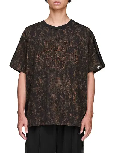 Adidas Men's x SFTM ADI006 Logo-Embroidered Cotton Crewneck T-Shirt - Stone Khaki - Size Medium | Thumbnail 4 Adidas Men's x SFTM ADI006 Logo-Embroidered Cotton Crewneck T-Shirt - Stone Khaki - Size Medium | Thumbnail 4