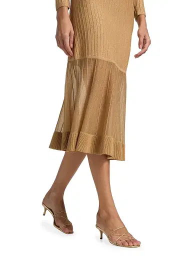 Milly Women's Rudy Knit Midi-Dress | Thumbnail 6 Milly Women's Rudy Knit Midi-Dress | Thumbnail 6