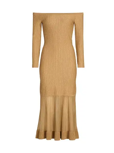 Milly Women's Rudy Knit Midi-Dress | Thumbnail 1 Milly Women's Rudy Knit Midi-Dress | Thumbnail 1