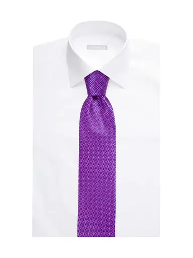 Stefano Ricci Men's Micro-Square Silk Tie | Thumbnail 2 Stefano Ricci Men's Micro-Square Silk Tie | Thumbnail 2