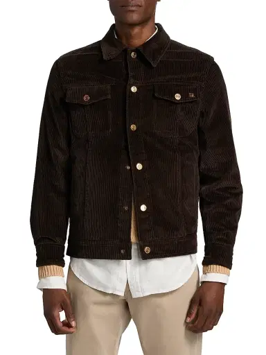 Stefano Ricci Men's Stretch-Cotton Corduroy Jacket | Thumbnail 3 Stefano Ricci Men's Stretch-Cotton Corduroy Jacket | Thumbnail 3