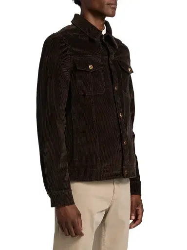 Stefano Ricci Men's Stretch-Cotton Corduroy Jacket | Thumbnail 4 Stefano Ricci Men's Stretch-Cotton Corduroy Jacket | Thumbnail 4