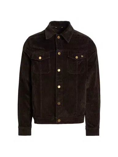 Stefano Ricci Men's Stretch-Cotton Corduroy Jacket | Thumbnail 1 Stefano Ricci Men's Stretch-Cotton Corduroy Jacket | Thumbnail 1