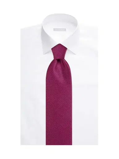 Stefano Ricci Men's Houndstooth Silk Tie - Blue Red | Thumbnail 5 Stefano Ricci Men's Houndstooth Silk Tie - Blue Red | Thumbnail 5