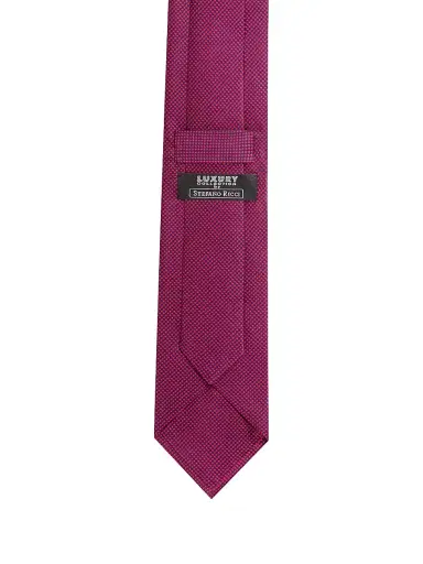 Stefano Ricci Men's Houndstooth Silk Tie - Blue Red | Thumbnail 6 Stefano Ricci Men's Houndstooth Silk Tie - Blue Red | Thumbnail 6