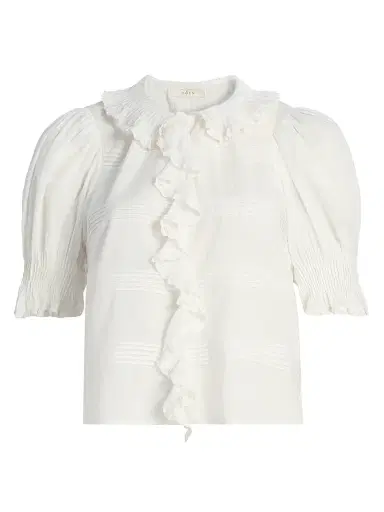 DÔEN Women's Balsam Cotton Top - Salt | Thumbnail 1 DÔEN Women's Balsam Cotton Top - Salt | Thumbnail 1