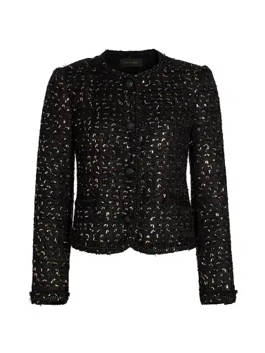 Kobi Halperin Women's Jordan Metallic Knit Jacket - Black Multi | Thumbnail 1 Kobi Halperin Women's Jordan Metallic Knit Jacket - Black Multi | Thumbnail 1