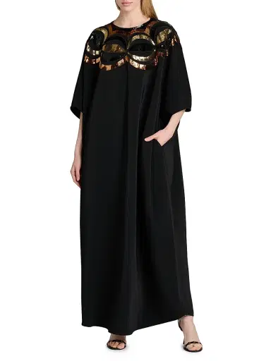PUCCI Women's Sequined-Embellished Caftan | Thumbnail 2 PUCCI Women's Sequined-Embellished Caftan | Thumbnail 2