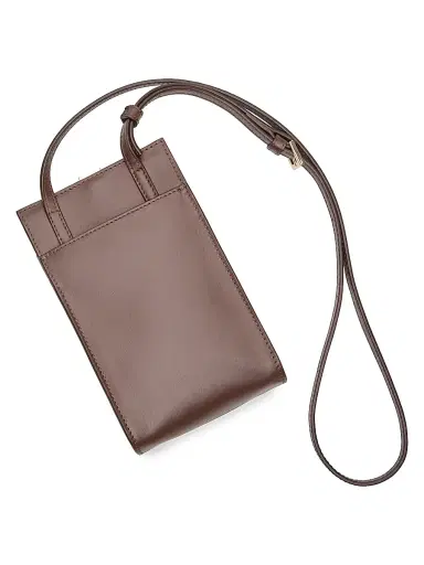 Loulou de Saison Women's Hermin Mini Leather Crossbody Bag - Brown | Thumbnail 3 Loulou de Saison Women's Hermin Mini Leather Crossbody Bag - Brown | Thumbnail 3