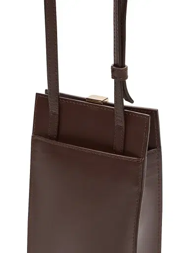Loulou de Saison Women's Hermin Mini Leather Crossbody Bag - Brown | Thumbnail 5 Loulou de Saison Women's Hermin Mini Leather Crossbody Bag - Brown | Thumbnail 5