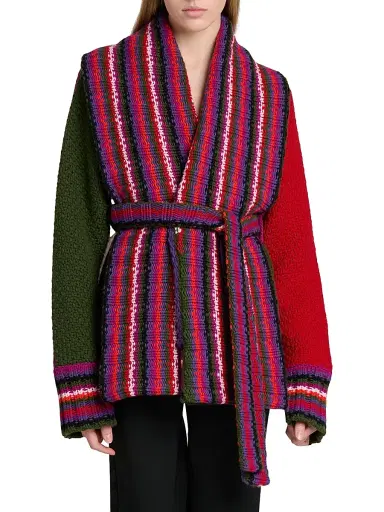 PUCCI Women's Passepartout Colorblocked Cardigan - Size Small | Thumbnail 3 PUCCI Women's Passepartout Colorblocked Cardigan - Size Small | Thumbnail 3