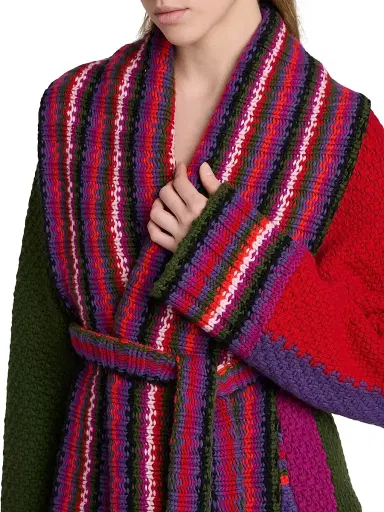 PUCCI Women's Passepartout Colorblocked Cardigan - Size Small | Thumbnail 6 PUCCI Women's Passepartout Colorblocked Cardigan - Size Small | Thumbnail 6