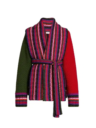 PUCCI Women's Passepartout Colorblocked Cardigan - Size Small | Thumbnail 1 PUCCI Women's Passepartout Colorblocked Cardigan - Size Small | Thumbnail 1